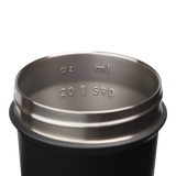 Sport Stainless Sleek shaker bottle with lockable lid and BlenderBall for smooth blends, featuring an insulated, easy-grip design and advanced blending technology. | Color#Smokestack